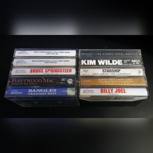 Vintage 80s Classic Rock Cassette Tapes Collection
